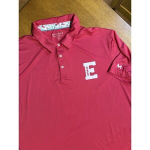MAELREG Pink Polo 3XL Breast Cancer Awareness Football Ribbon Golf Shirt